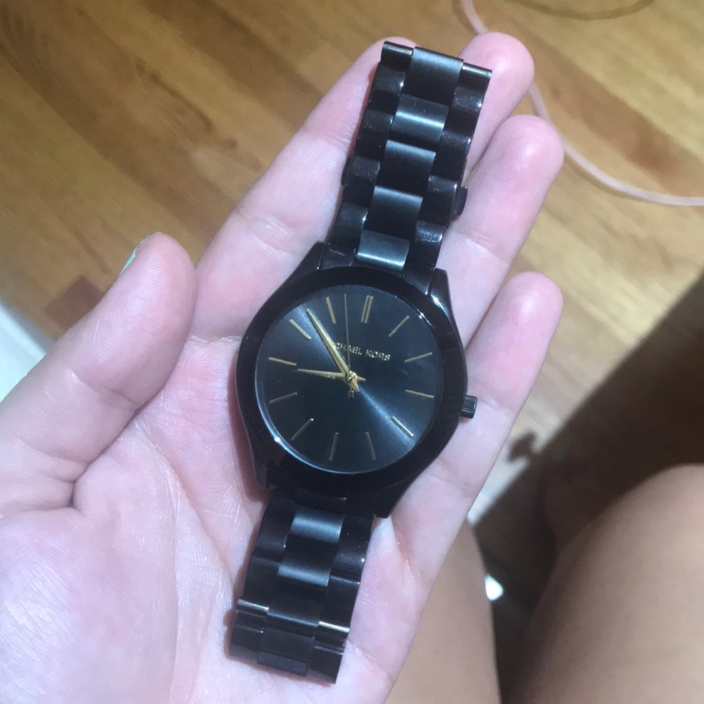 Black Michael Kors watch